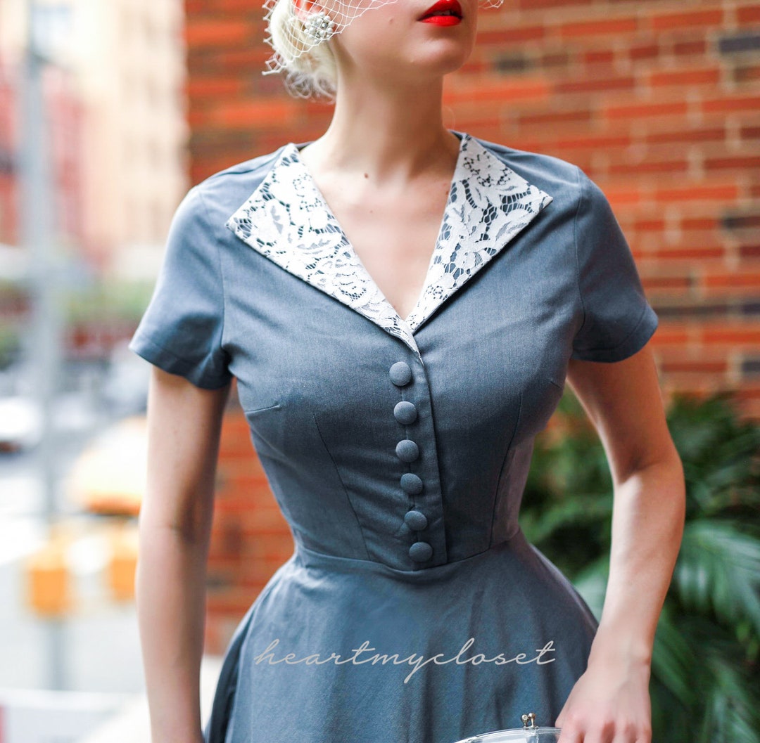 Ameri vintage dress ベージュ S ZIV14AE25-SIMO-MODEL-1-large.