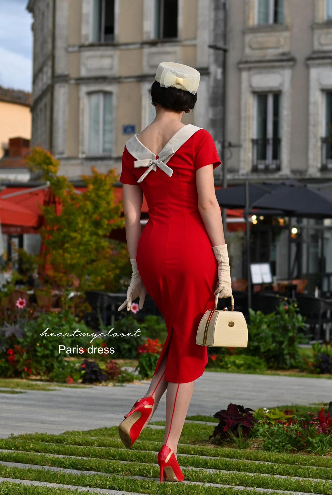 fitted lace wedding dress Parisian Poppy Midi Dress Medium