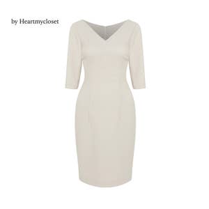 V neck new pencil dress or swing made to measure ALL SIZES classic