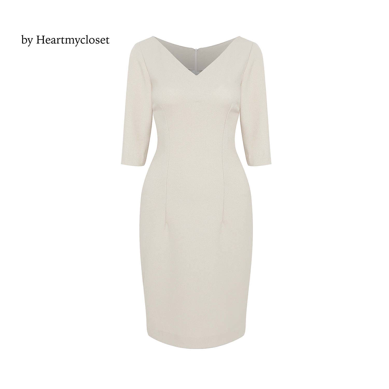 V neck new pencil dress or swing made to measure ALL SIZES classic