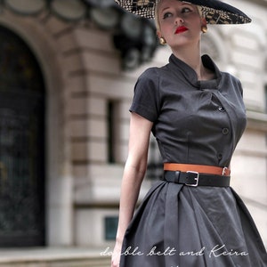 KEIRA vintage inspired made to measure dress all size swing 50s DRESS ONLY image 4