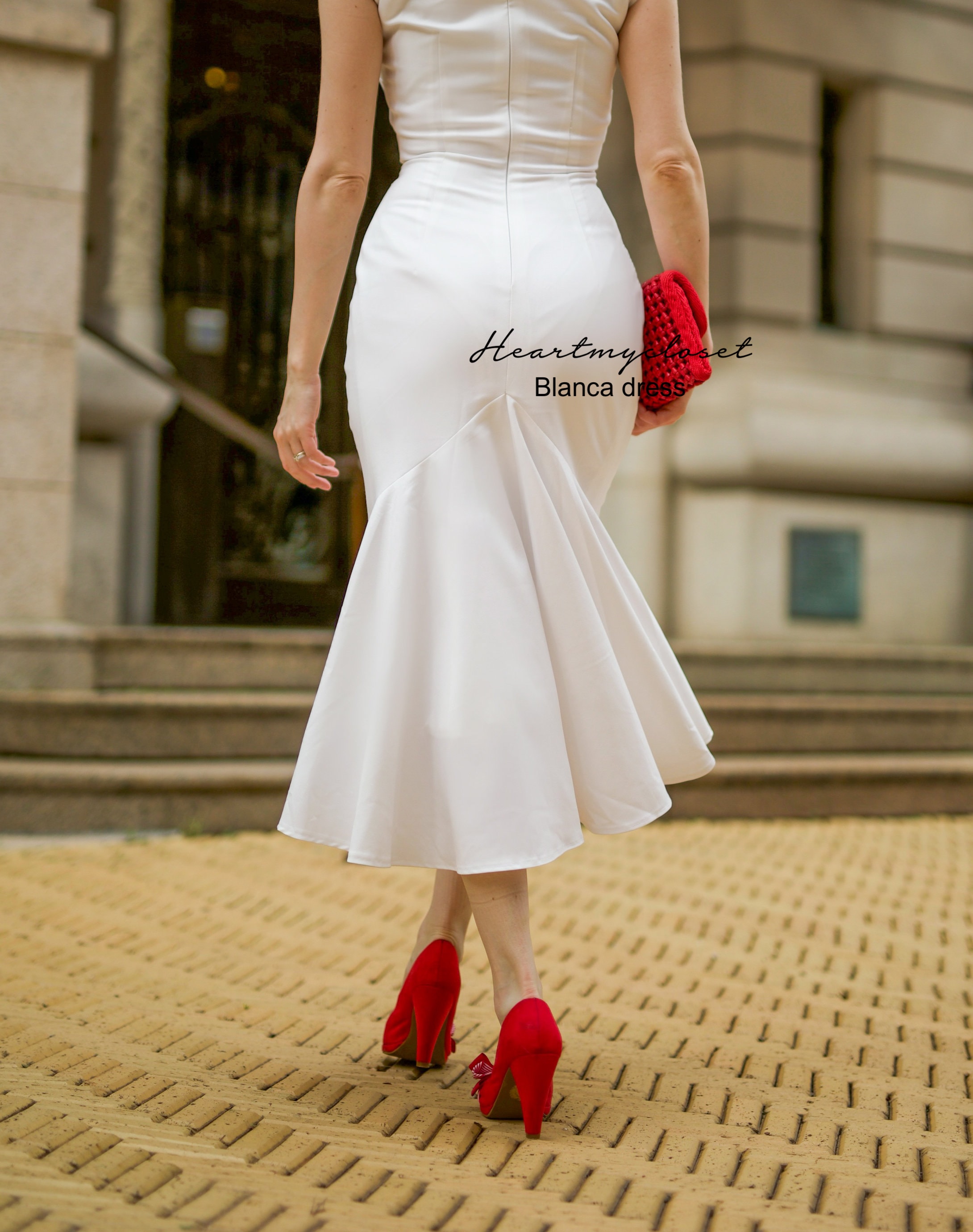 Blanca Mermaid Wiggle / Custom Made Dress Retro 50s Made to