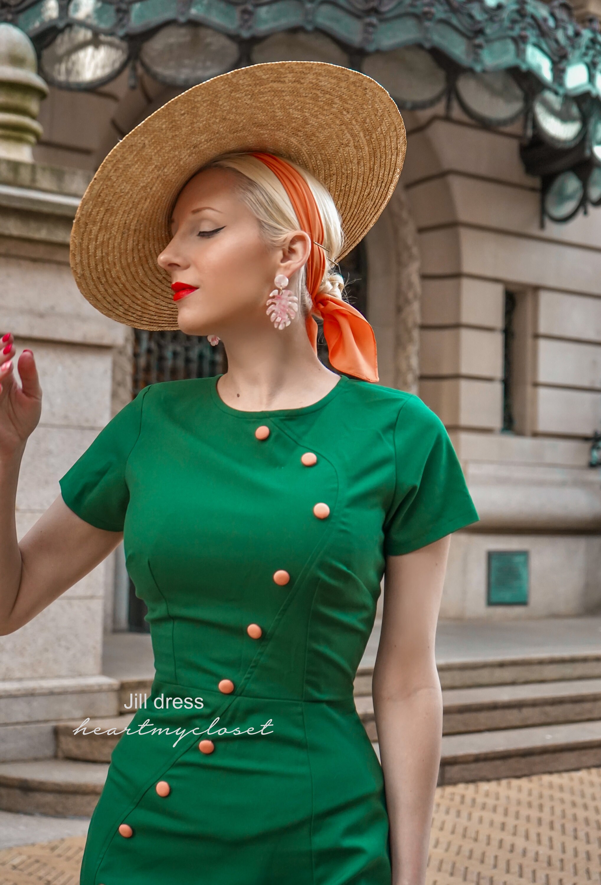 JILL 1950s Rockabilly Vintage Inspired Dress Celeb Inspired 