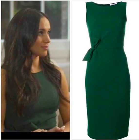 green engagement dress