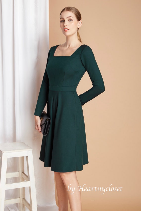 kate sylvester green dress Kate Sylvester Cleo Dress – ROSSELLINI + SHINE