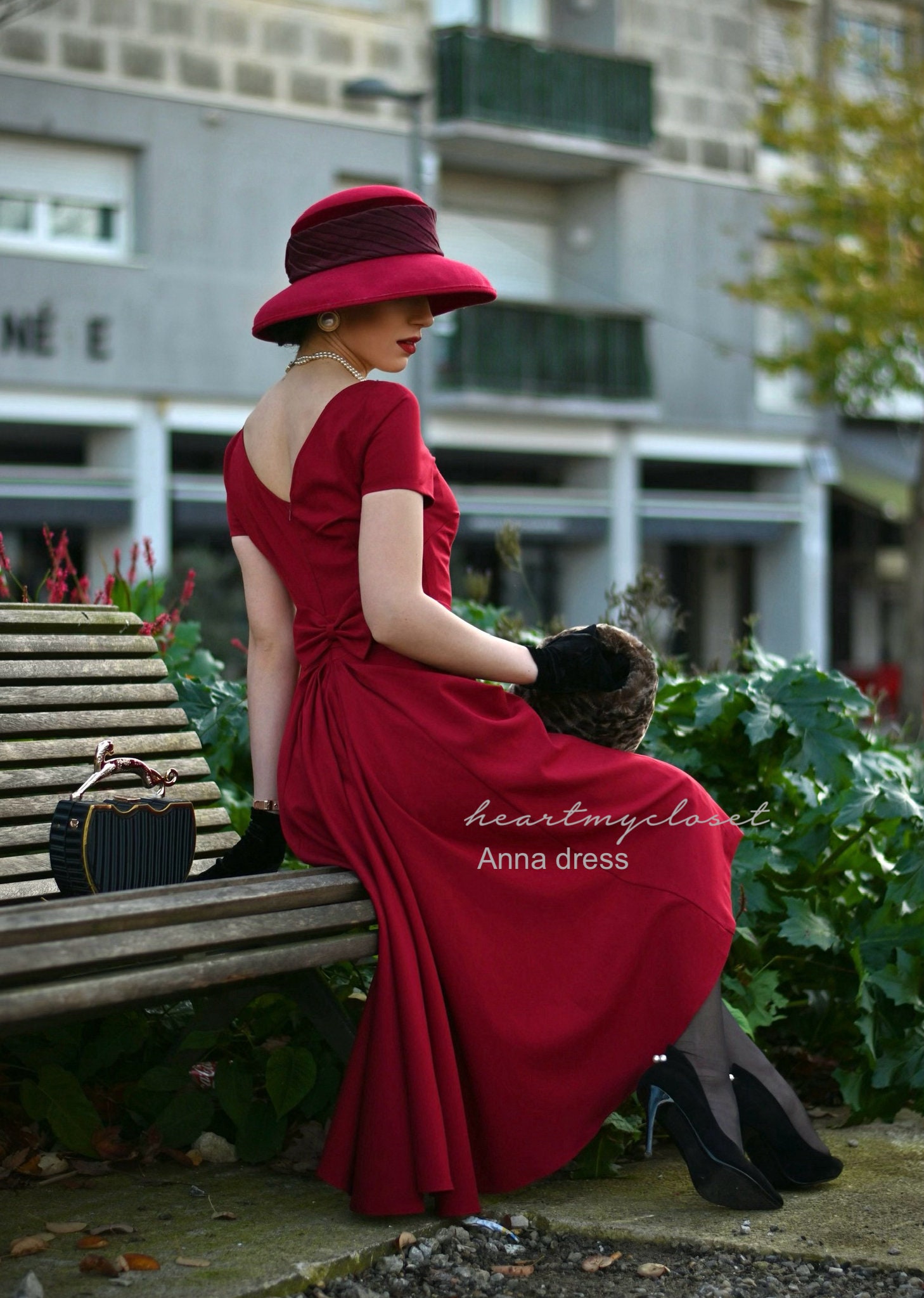 50s red dress 1950s Red Gingham Shirtwaist Dress