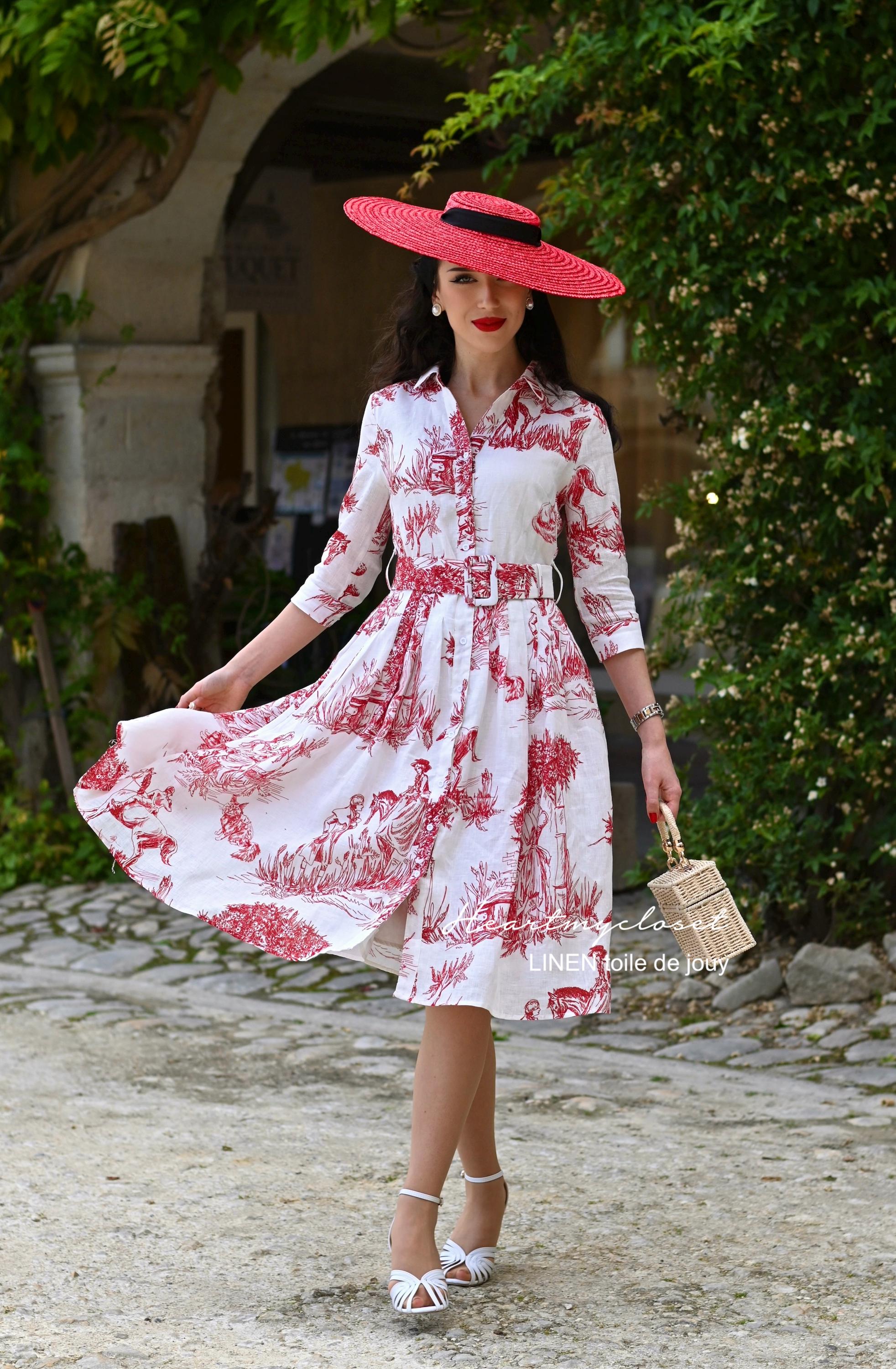 ワンピース Riu Toile de Jouy dress Toile de Jouy Collection – Riu