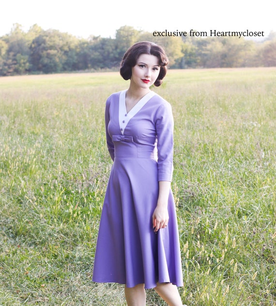 Lavender swing dress cheap