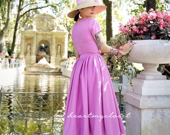 ROSE Pencil Dress Removable Skirt Wrap/ Custom Made All Sizes