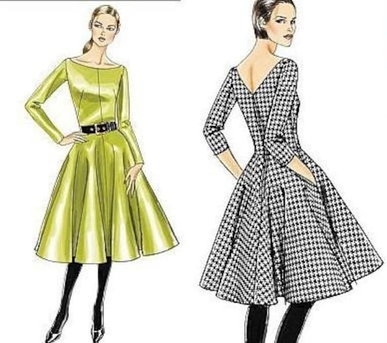 NANCY dress vintage 50s style custom made all size image 5