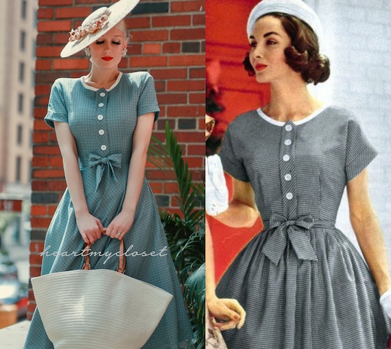 Un vestido vintage de los años 50.