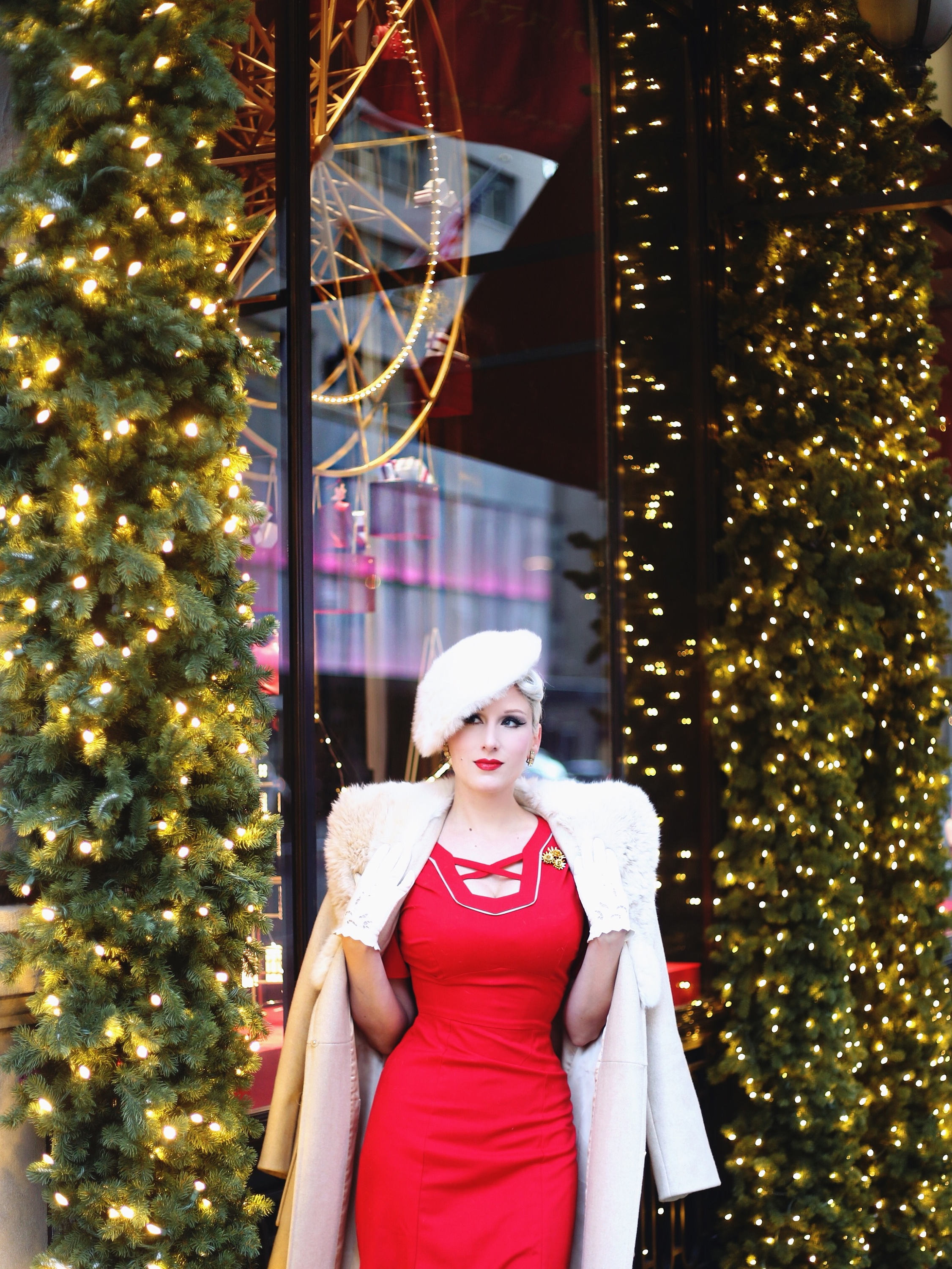 Agent Carter cosplay inspired custom made pencil dress retro