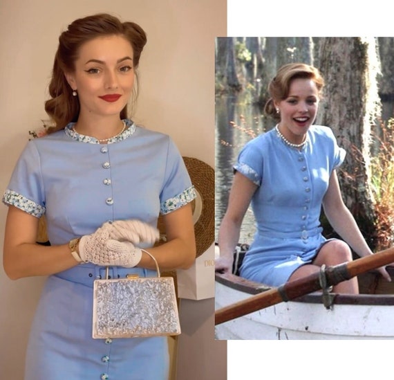 Allie - The famous movie inspired pencil dress 1940s 1950s custom