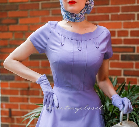 Purple Fashions In The 50s Purple Vintage 50s Outfits City Chic