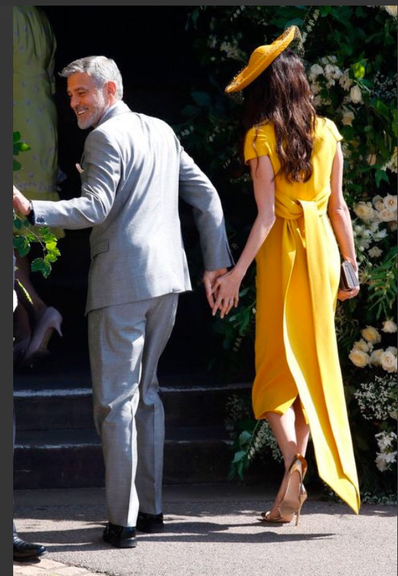 Stunning Yellow Pencil Dress Custom Made All Sizes Cocktail