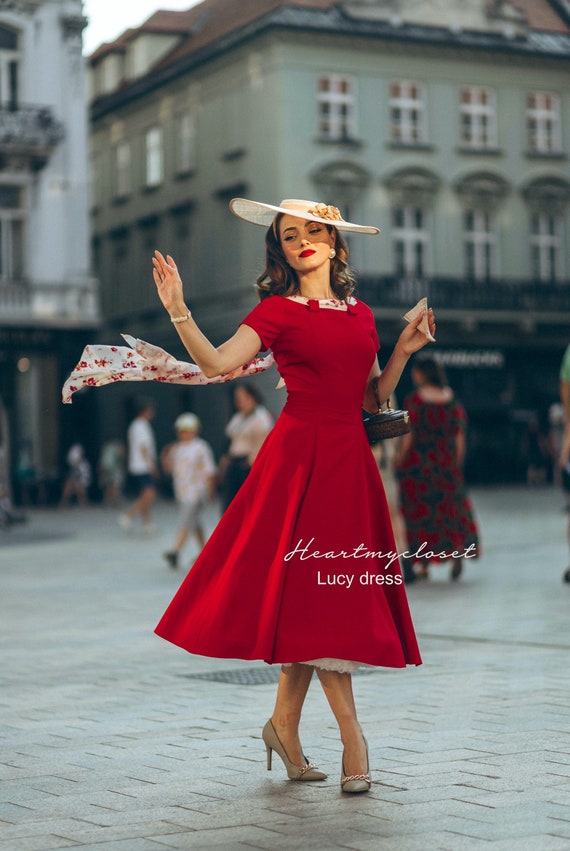 1950s style dress