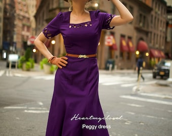 Agent Carter - Peggy Cosplay Swing Dress 1950s - Etsy