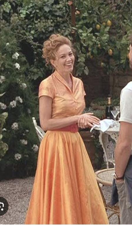 under the tuscan sun orange dress elsie's girl: can't get it out of my head