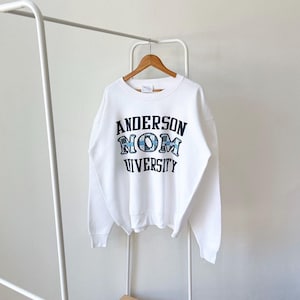 Vintage 90s Anderson University/ Mom/ vintage Brazil white sweatshirt/ XL