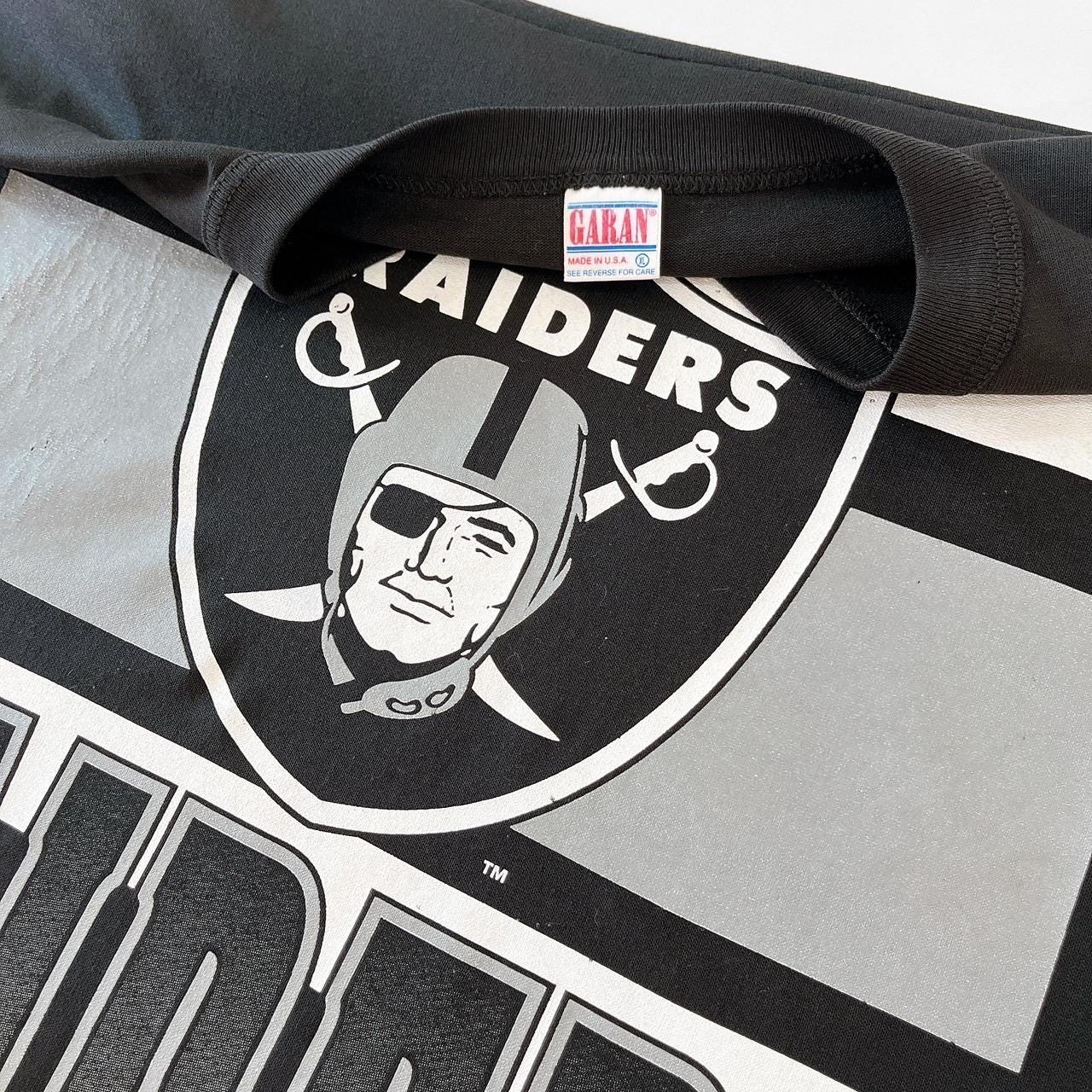 Vintage/ 1990s/ Oakland/ Raiders/ Football/ Vintage Garan USA