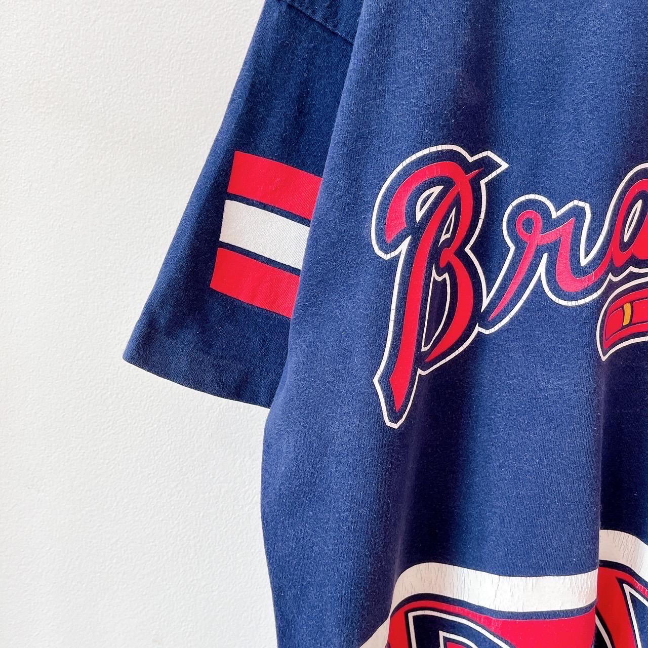 90's アメリカ製　スーパーボール/アトランタ　1994年　Tシャツ　XL Vintage/ 90s/ Atlanta/ Braves/ 1994/ Baseball/ Blue/ T-shirt (XL