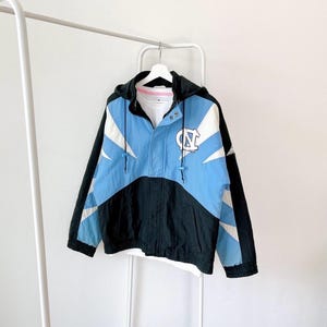 Vintage 90s/ North Carolina/ Tar Heels/ NCAA/ UNC/ vintage Apex one blue jacket/ S