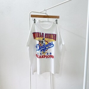 Vintage 80s LA Dodgers World Series T-shirt (L) - Etsy