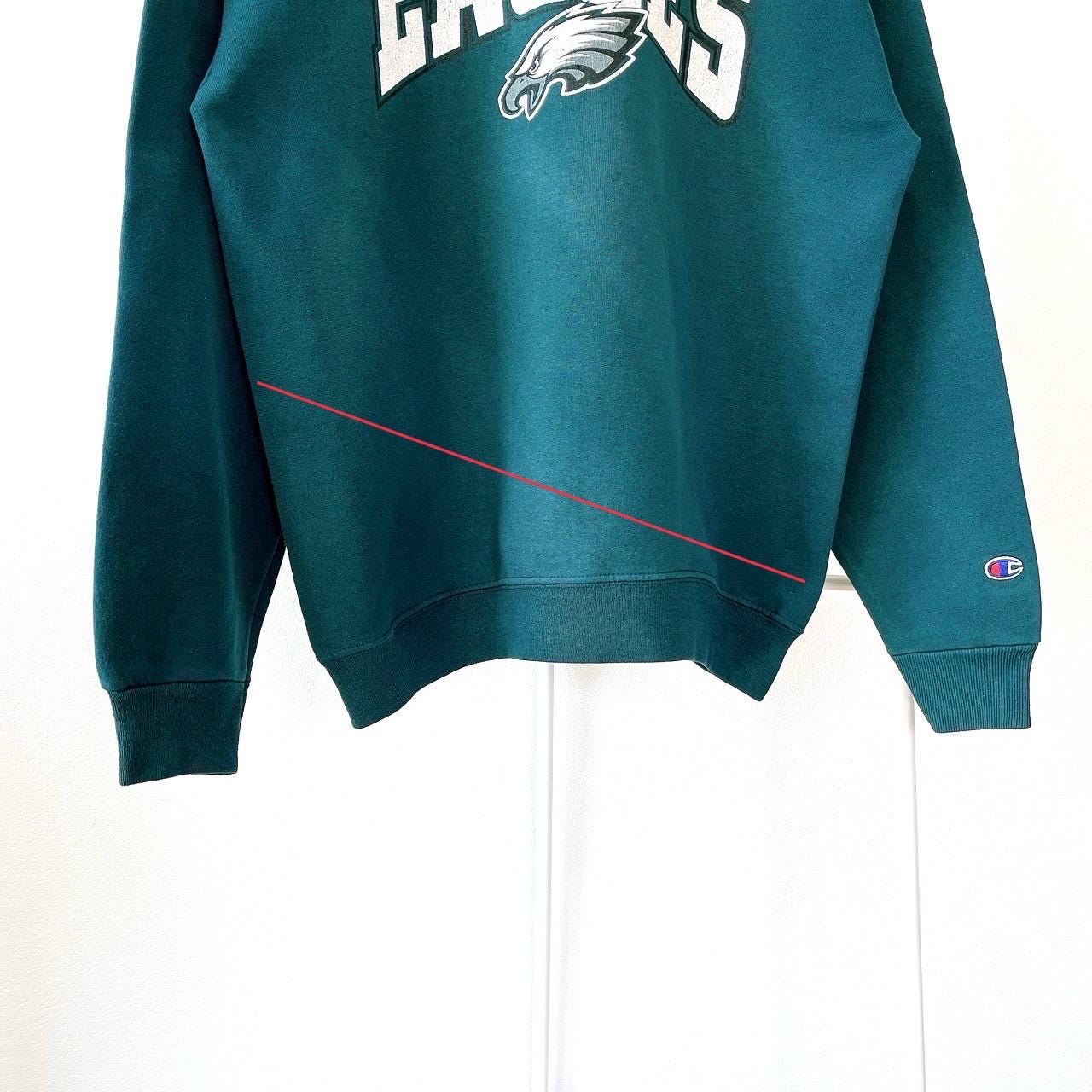 90s ヴィンテージスウェットトレーナー NFL EAGLES XLサイズ 緑 90's Philadelphia Eagles Lee Midnight Green NFL Crewneck