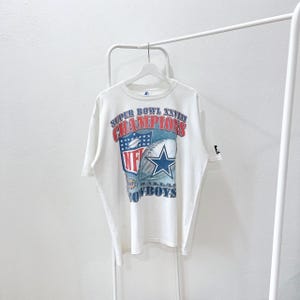Vintage 90s/ Dallas/ Cowboys/ 1994/ NFL/ football/ vintage Starter made in USA white t-shirt/ L