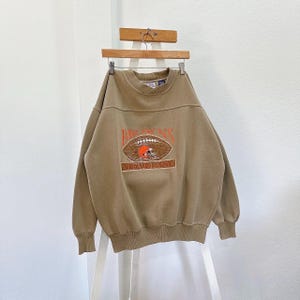Vintage 90s Cleveland/ Browns/ football/ CS brown sweatshirt/ L