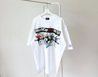 Vintage 1990s/ World Cup/ USA/ 1994 /t-shirt/ Soccer/ vintage America’s Favorites (XL)