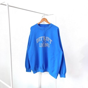 Vintage 00s/ Detroit/ Lions/ NFL/ vintage NFL embroidery blur sweatshirt (XL)