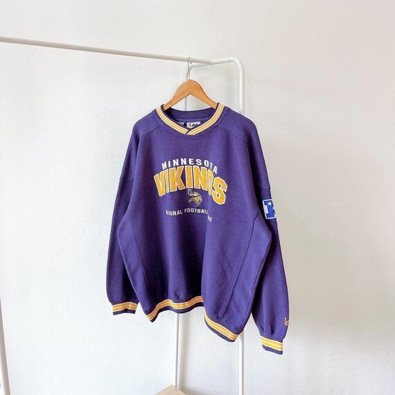 Vintage 1990s Minnesota Vikings NFL Sweatshirt/ Lee Sport (XL) - Etsy
