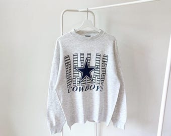 Vintage/ 90-tal/ Dallas/ Cowboys/ 1993/ fotboll/ Signal sport/ grå/ tröja (XL)