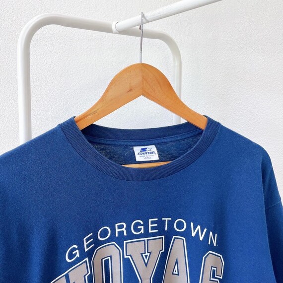 Vintage/ 90s/ Georgetown/ Hoyas/ NCAA/ Starter/ Made in USA/ Blue