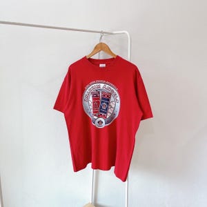 Vintage/ 00s/ Anaheim/ Angels/ baseball/ 2002/ vintage Majestic/ red/ t-shirt (XL)