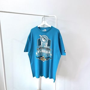 Vintage/ 90s/ Florida/ Marlins/ 1997/ baseball/ vintage Starter/ blue/ t-shirt (XL)
