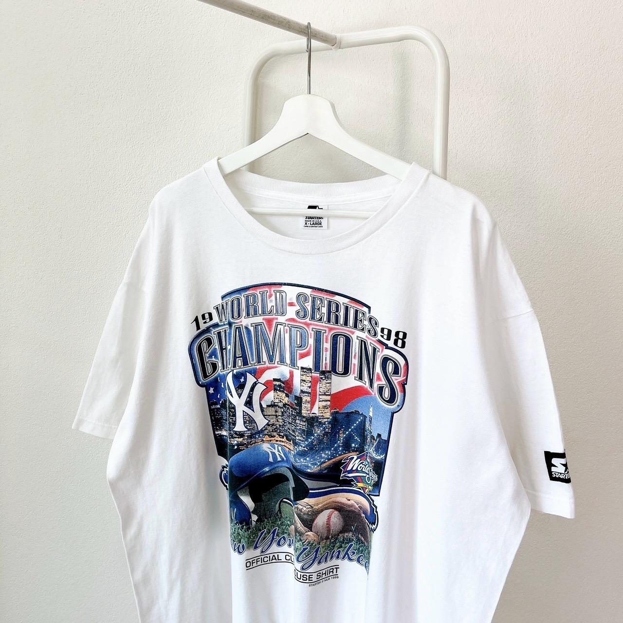 ヴィンテージ 90年代 ヤンキース 1998 MLB スターター Tシャツ 