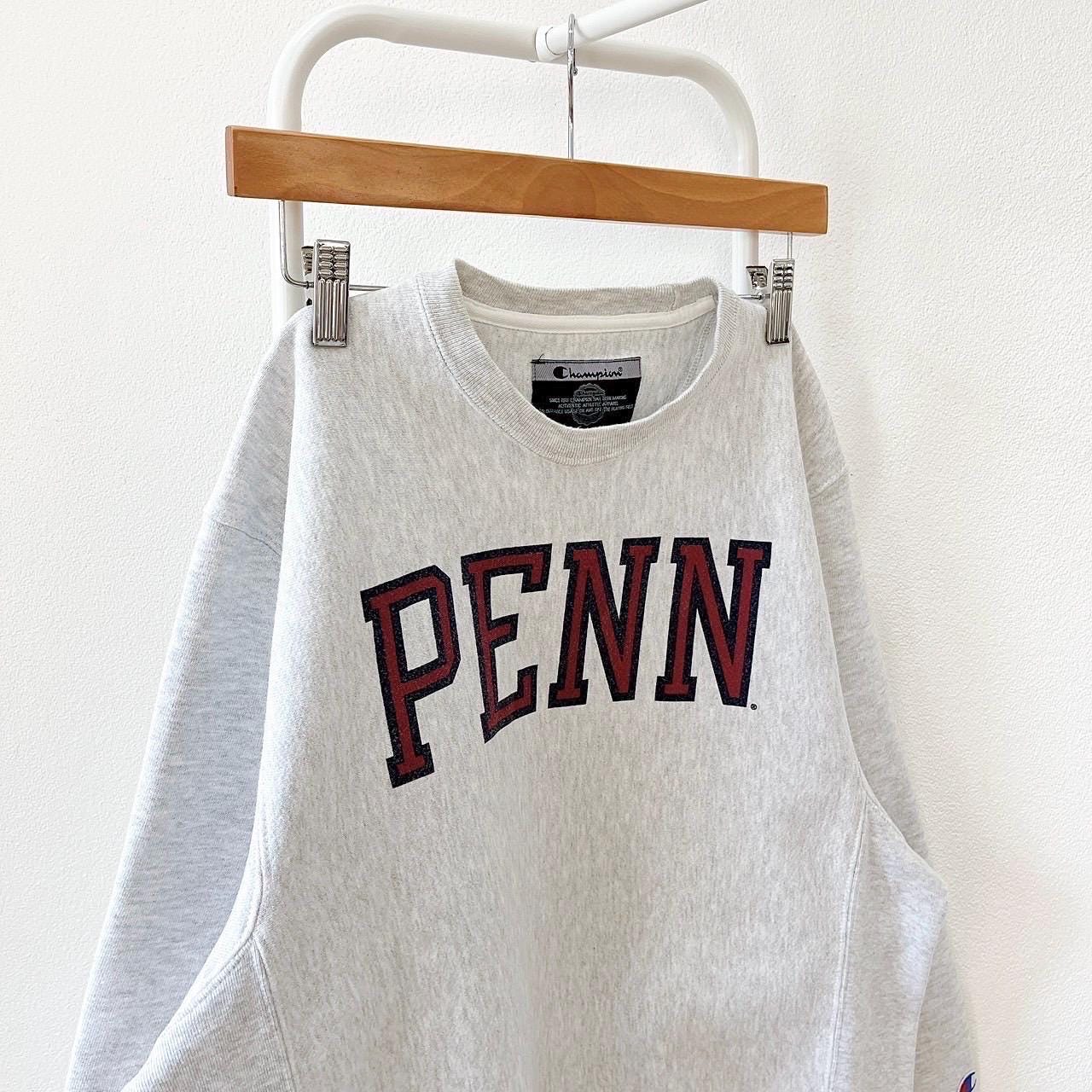Vintage Champion Penn Sweatshirt - Gray 00s (size S) - Etsy