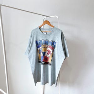 Vintage 90s/ Chicago Bulls Vs Utah Jazz/ NBA/ basketball/ vintage Pro player made in USA gray t-shirt (XXL)