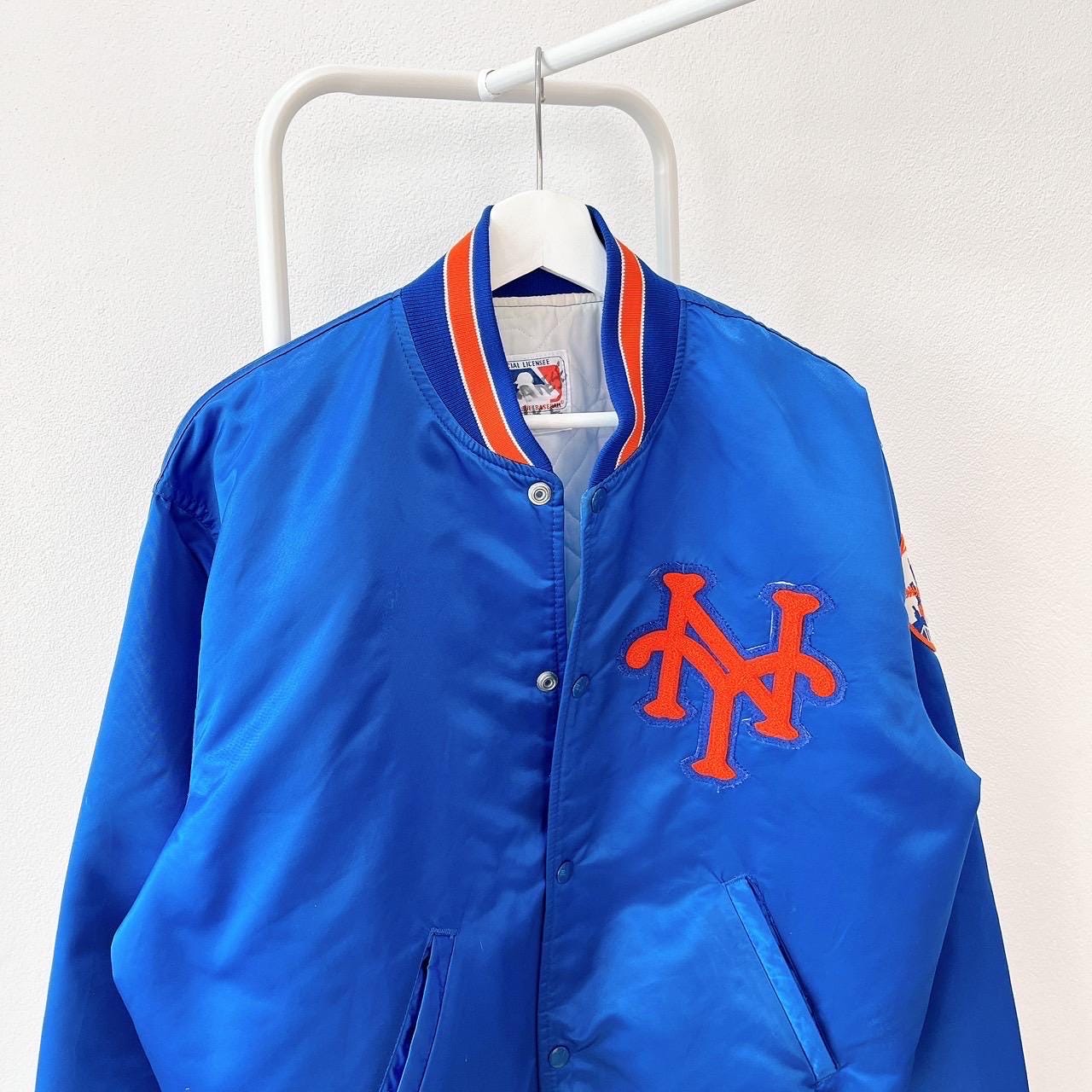 90sSTARTER NYMETsヴィンテージジャケット Vintage 90s New York Mets Starter Bomber Jacket (L) - Etsy