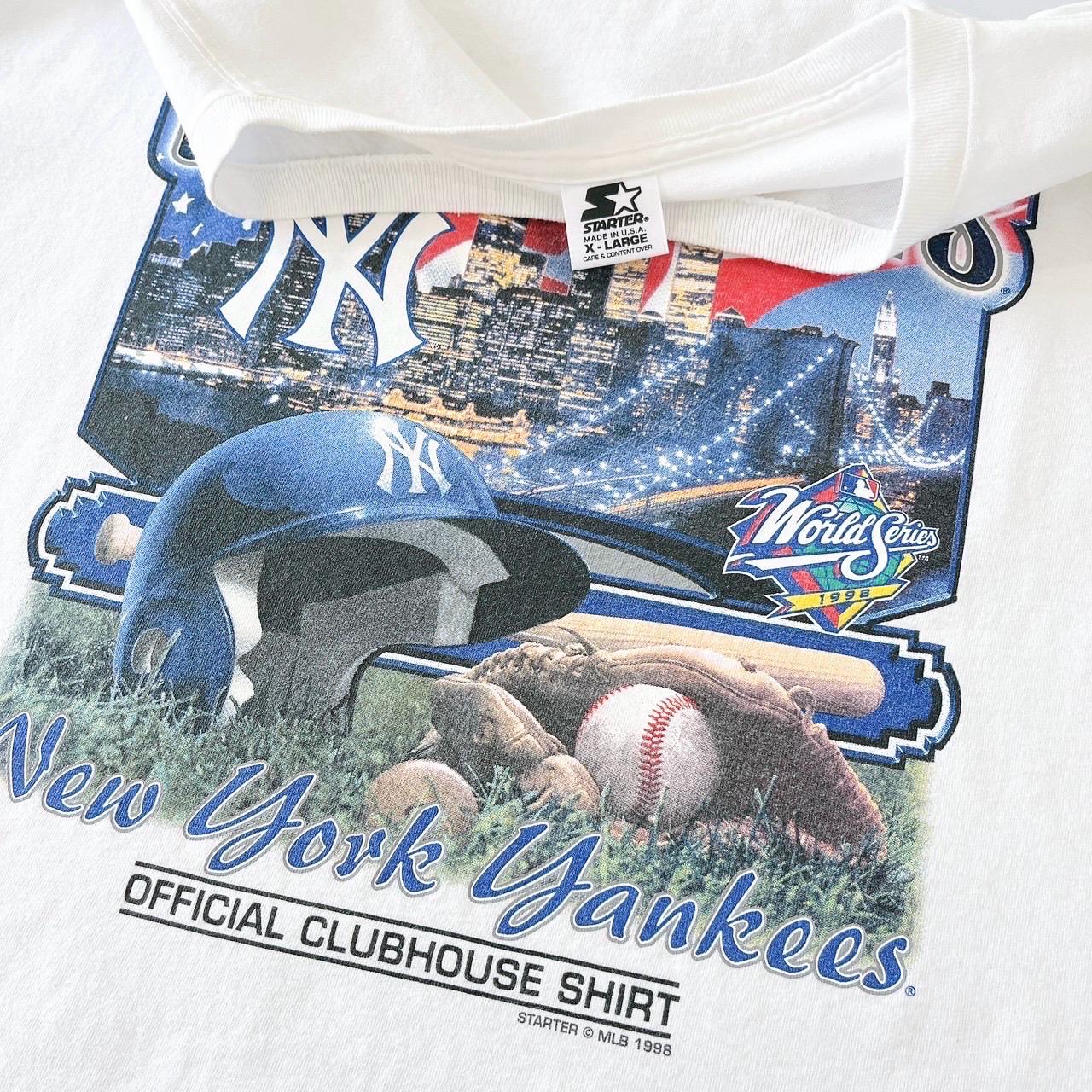 ヴィンテージ 90年代 ヤンキース 1998 MLB スターター Tシャツ 