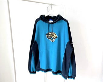 Vintage 2000s Jacksonville/ Jaguars/ Y2K NFL X Reebok Hoodie/ L - Etsy