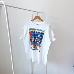 Vintage 90s/ Charlotte/ Hornets/ 1993/ NBA/ basketball/ vintage Salem made in USA white t-shirt (XL)