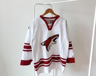 1998 Phoenix Coyotes Jersey, 90s Coyotes Jersey,1998 Coyotes 3rd