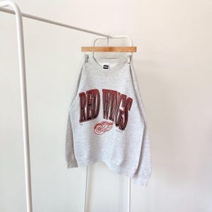 Vintage 90s Detroit/ Red Wings/ 1993/ hockey/ vintage Tultex gray sweatshirt/ XL