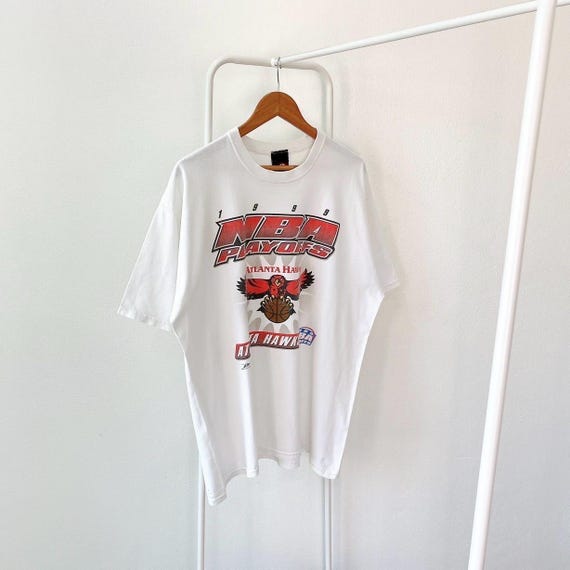 Vintage 90s/ Atlanta/ Hawks/ 1999/ basketball/ vintage white t-shirt/ XL