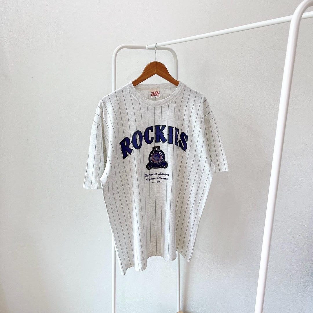 Vintage 90s Colorado Rockies T-shirt: MLB Baseball, Made in USA