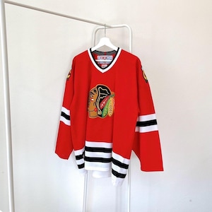Vintage 90s Chicago/ Blackhawks/ hockey/ Vintage red sweatshirt/ XL