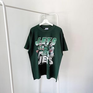 Vintage 00s New York/ Jets/ 2000/ football/ Gildan green t-shirt/ XL